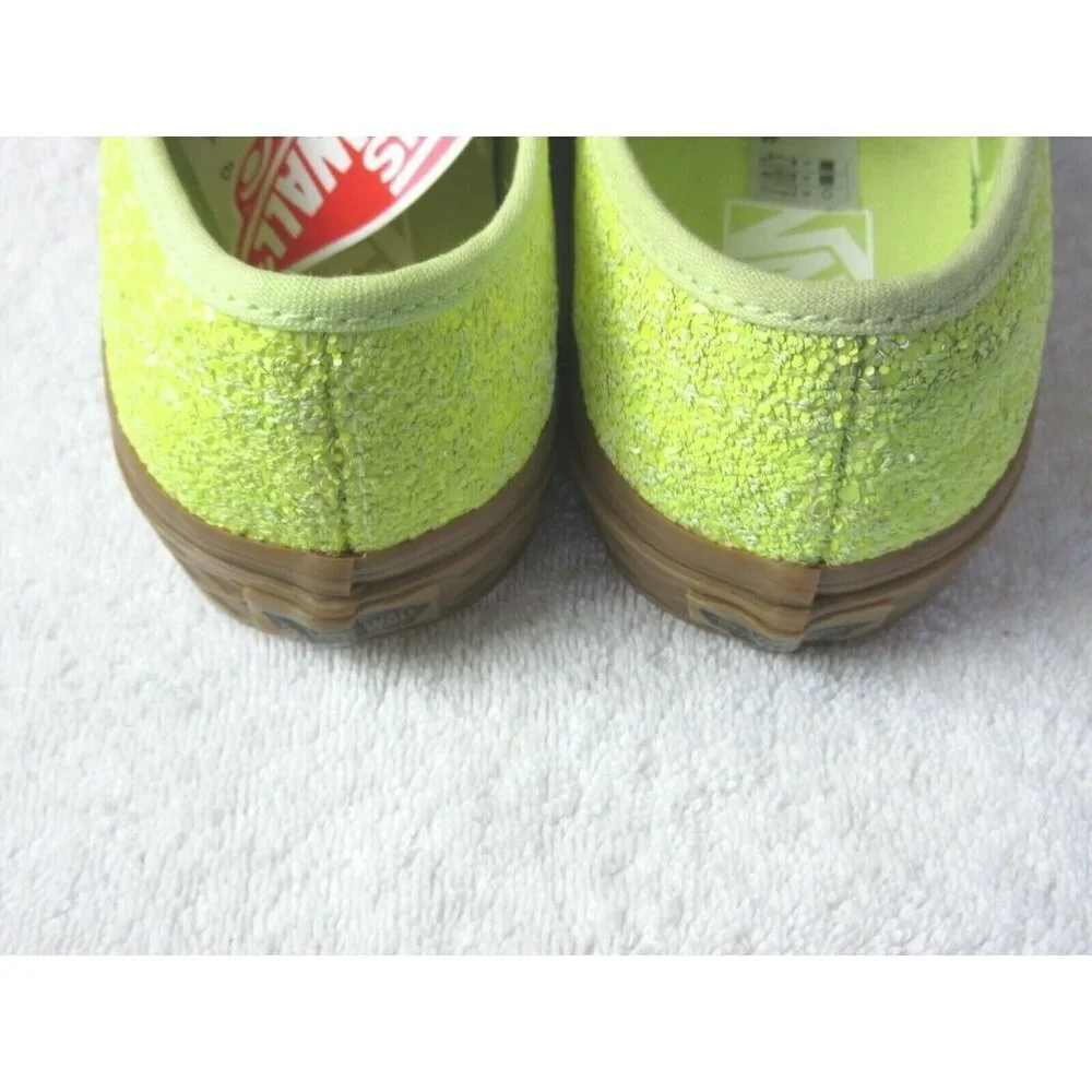 COPY - Vans Women's Authentic Ice Cream Cone Glitter Yellow Gum Shoes Size 6 NI…